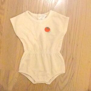 HM terry baby onesie romper size 3 months new